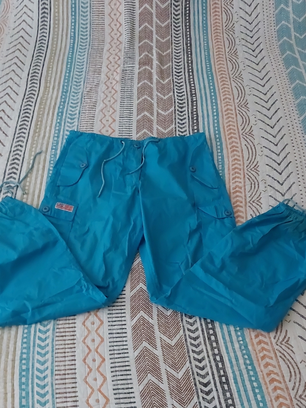 Vintage Teal UFO Pants